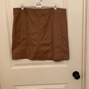 Gap brown mini skirt, size 14
